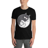Ying And Yang Cat And Dog Men's T-Shirt