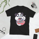 Panda Eating Cereal Men's T-Shirt