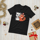 Panda love Womens T-Shirt