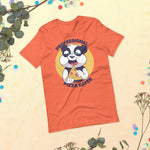 Panda Eating Pizza Men's T-Shirt