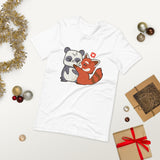 Panda love Womens T-Shirt