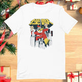 Santa Anime Buildings Mens T-shirts