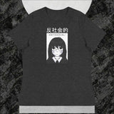 Women's T-Shirt Anime Anti Social